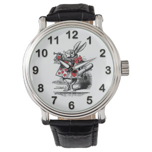 White Rabbit Court Trumpeter Alice in Wonderland Watch