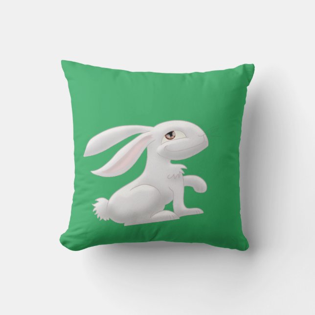 White Rabbit Cushion (Front)