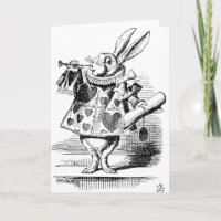 White Rabbit dressed as Herald