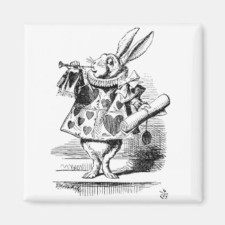 White Rabbit dressed as Herald Magnet