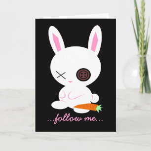 White Rabbit - Easter Bunny card