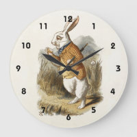 White Rabbit from Alice In Wonderland Vintage Art