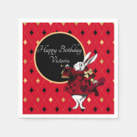 White Rabbit in Red Birthday