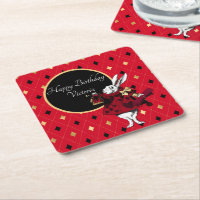 White Rabbit in Red Birthday