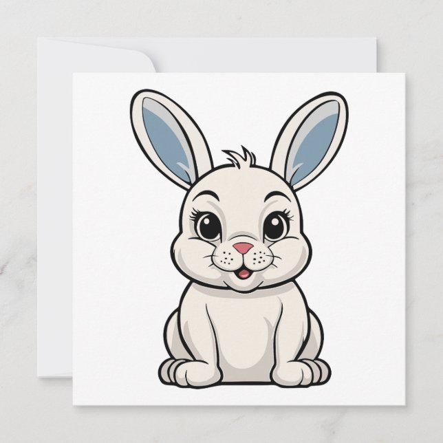 White Rabbit Invitation (Front)