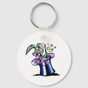 White Rabbit Key Ring