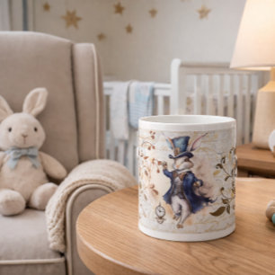White Rabbit Large Coffee Mug