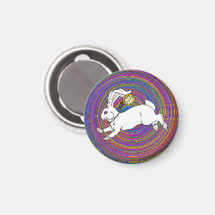 White Rabbit Mad Hatter Screwball Graphics Magnet