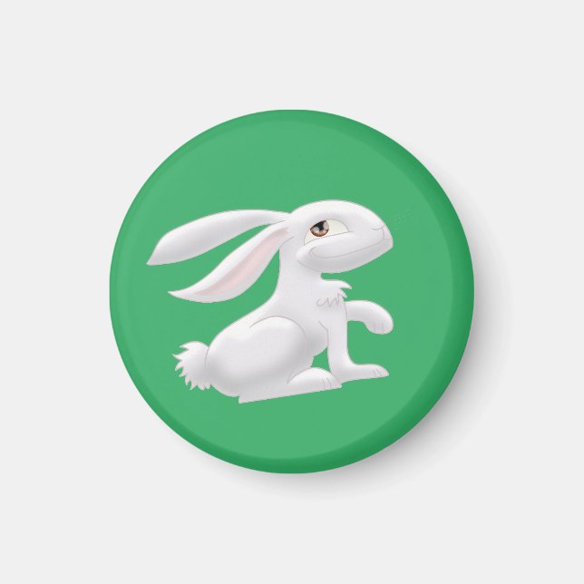 White Rabbit  Magnet (Front)