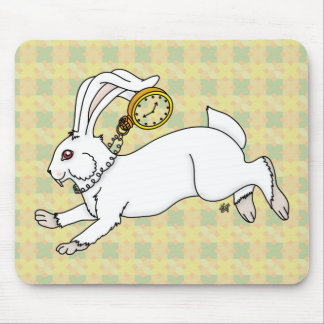 White Rabbit Mousepad