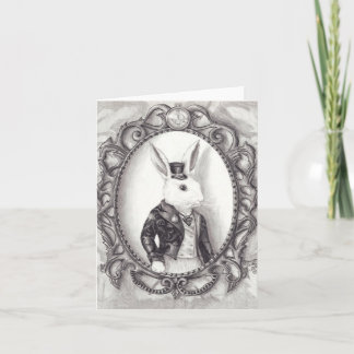 White Rabbit - Notecard