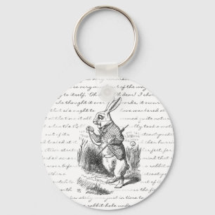White Rabbit - Oh Dear! Oh Dear! I shall be Late! Key Ring