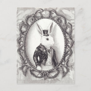 White Rabbit - Postcard