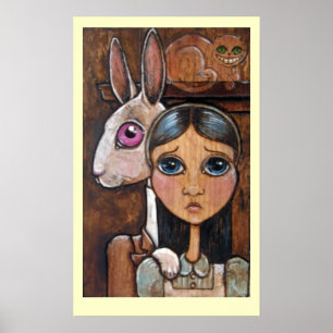 White Rabbit Poster