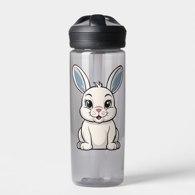 White Rabbit Water Bottle (Front)
