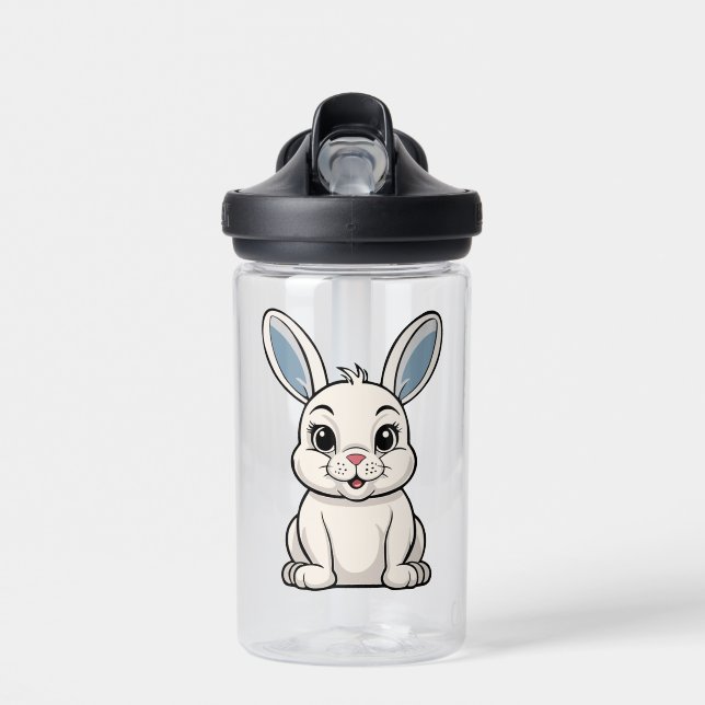 White Rabbit Water Bottle (Front)