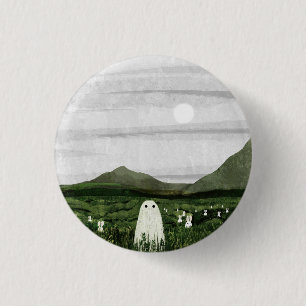 White Rabbits 3 Cm Round Badge