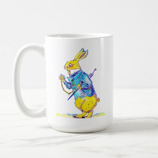 White Rabbit's Time Management Plan Coffee Mug (Left)