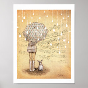 White Rain Symphony Letter Size Print