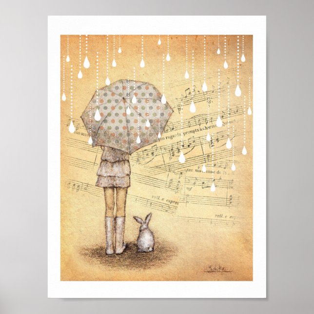 White Rain Symphony Letter Size Print (Front)