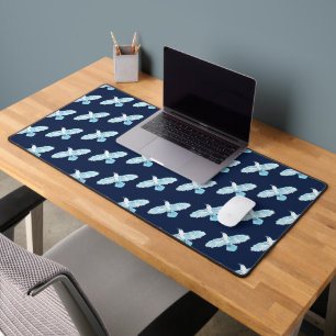 White Raven Desk Mat