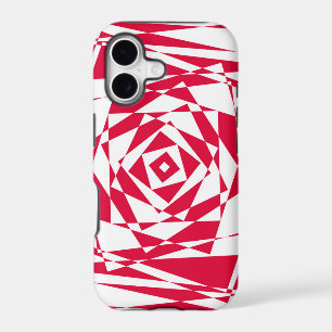 White red abstract illusion