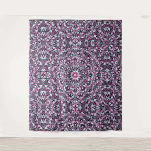 White, red and khaki mandala. tapestry