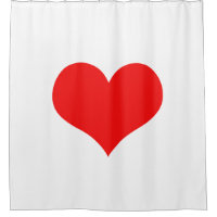White Red Heart Colourful Bright Cute Decor Custom
