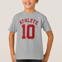 White & Red Kids | Sports Jersey Design