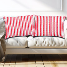 White Red Pink Summer Stripes