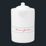 White Red Trendy Handwriting Plain Creative Modern<br><div class="desc">Clean and Simple Modern Professional Simple Design.</div>