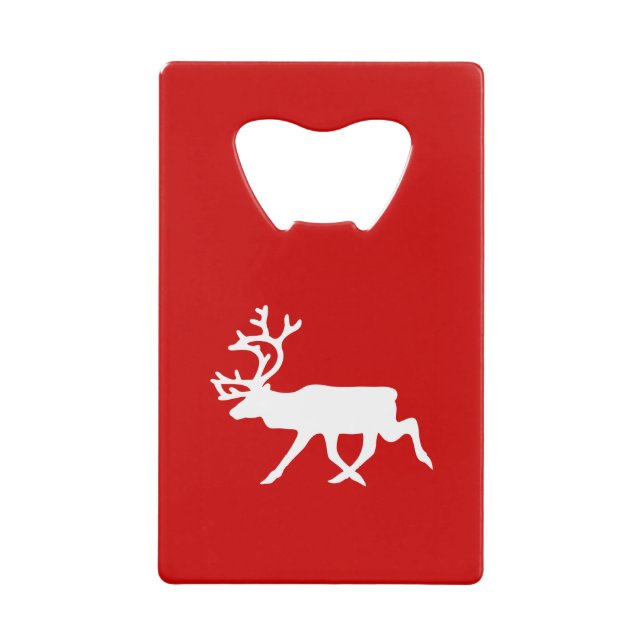 White Reindeer / Caribou Silhouette (Front)