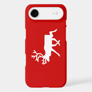 White Reindeer / Caribou Silhouette