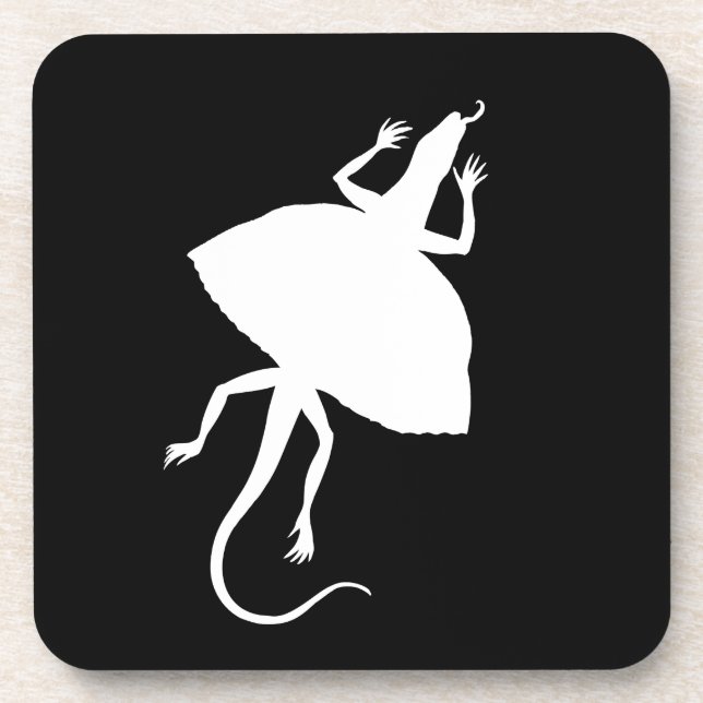 White reptile coaster (Front)