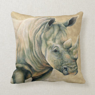 White Rhino Cushion