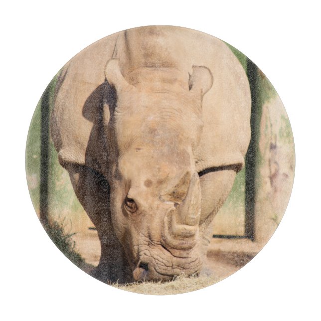 White Rhino Cutting Board (Front)