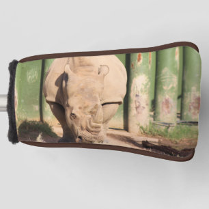 White rhino golf head cover