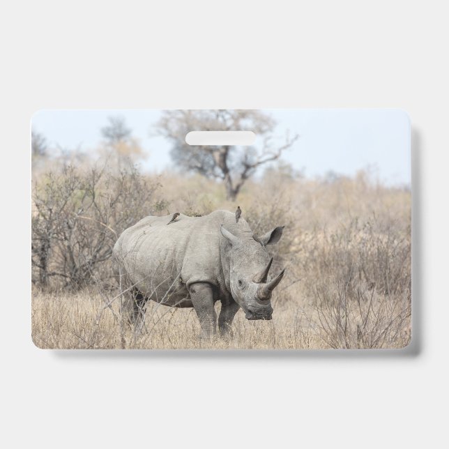 White Rhino ID Badge (Front)