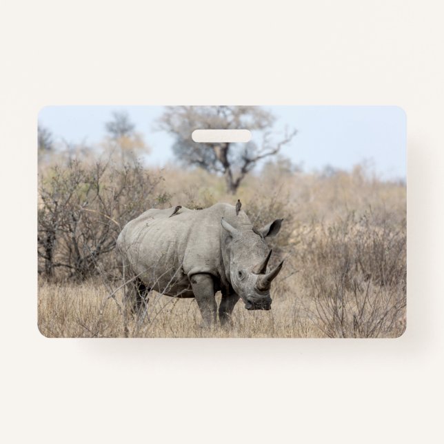 White Rhino ID Badge (Front)