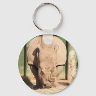 White rhino key ring