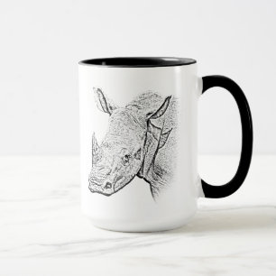 White Rhino Mug - Africa Series