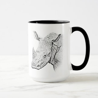White Rhino Mug - Africa Series