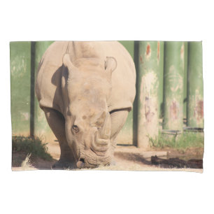White Rhino Pillowcase