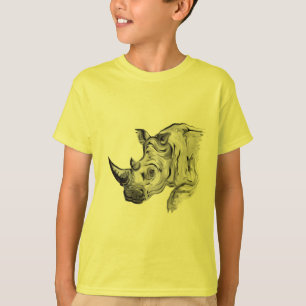 white rhino T-Shirt