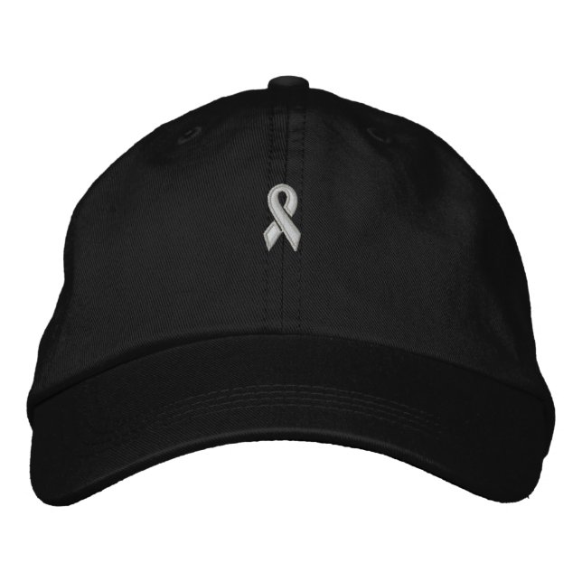 White Ribbon Cap by SRF (Front)