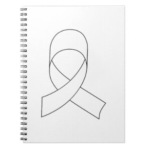 White Ribbon Drawing Notebook