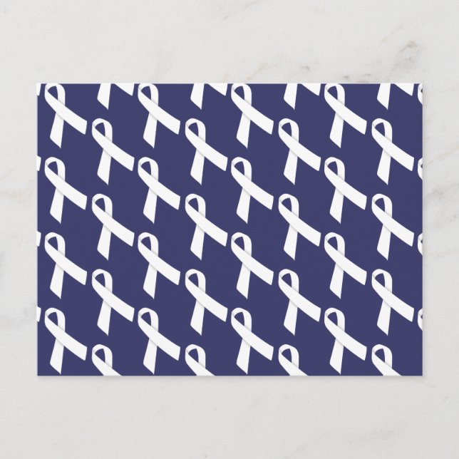 White Ribbons Postcard (Front)