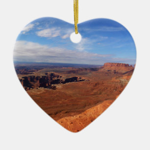 White Rim Overlook at Canyonlands National Park Ceramic Tree Decoration