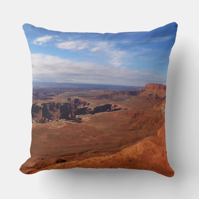 White Rim Overlook at Canyonlands National Park Cushion (Front)
