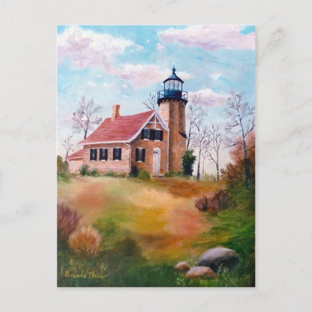 White River Light Postcard (Front)